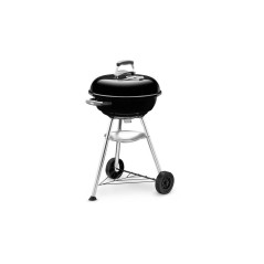 Weber Compact Kettle Black BBQ Grill - Perfect for Outdoor Cooking & Grilling Fun!